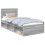 Berkfield Bed Frame Grey Sonoma 75 x 190 cm Engineered wood 2