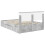 Berkfield Bed Frame Concrete Grey 140 x 200 cm Engineered Wood 6