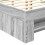 Berkfield Bed Frame Grey Sonoma 140 x 200 cm Engineered Wood 7