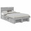 Berkfield Bed Frame Grey Sonoma 120 x 200 cm Engineered Wood 2