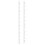 Berkfield Wall Mounted Wine Rack for 12 Bottles White Iron 2