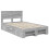 Berkfield Bed Frame Grey Sonoma 120 x 200 cm Engineered Wood 4