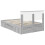 Berkfield Bed Frame Grey Sonoma 120 x 200 cm Engineered Wood 6