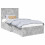 Berkfield Bed Frame Concrete Grey 100 x 200 cm Engineered Wood 2