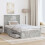 Berkfield Bed Frame Concrete Grey 100 x 200 cm Engineered Wood 3