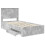 Berkfield Bed Frame Concrete Grey 100 x 200 cm Engineered Wood 5