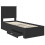 Berkfield Bed Frame Black and Silver 70 x 190 cm Engineered Wood 5