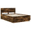 Berkfield Bed Frame Smoked Oak 150 x 200 cm Engineered Wood 4