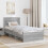 Berkfield Bed Frame Grey Sonoma 80 x 200 cm Engineered Wood 3