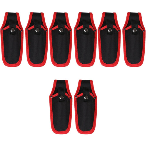 8Pièces En Toile Noir Pour Sécateurs Protection Transport 1