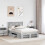Berkfield Bed Frame Concrete Grey 120 x 200 cm Engineered Wood 3