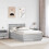 Berkfield Bed Frame Grey Sonoma 135 x 190 cm Engineered Wood 3