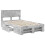 Berkfield Bed Frame Concrete Grey 120 x 200 cm Engineered Wood 5