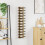 Berkfield Wall Mounted Wine Rack for 12 Bottles Gold Iron 3