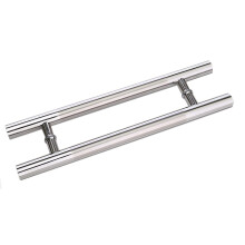 Heavy Duty Stainless Steel Barn Door Handle Set 60cm, Rustproof Modern Pull for Glass and Wooden Doors