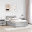 Berkfield Bed Frame Concrete Grey 120 x 190 cm Engineered Wood 3