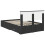 Berkfield Bed Frame with Headboard Black 135 x 190 cm Engineered Wood 6