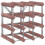 Berkfield Wine Rack for 12 Bottles Brown Solid Wood Pine 2