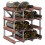 Berkfield Wine Rack for 12 Bottles Brown Solid Wood Pine 4
