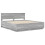 Berkfield Bed Frame Grey Sonoma 200 x 200 cm Engineered Wood 5
