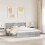 Berkfield Bed Frame Grey Sonoma 180 x 200 cm Engineered Wood 3