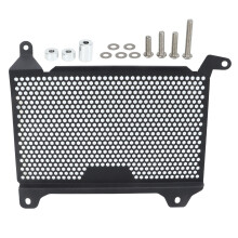 Grelha de radiador para motocicleta, protetor de radiador em aço inoxidável com design de grade hexagonal para melhor dissipação de calor e fluxo