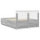 Berkfield Bed Frame Grey Sonoma 150 x 200 cm Engineered Wood 6