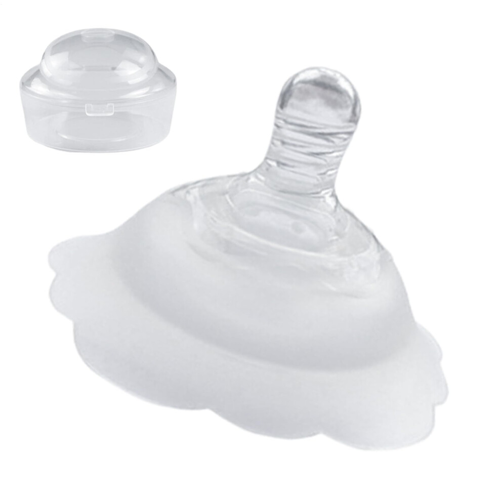 Breastfeeding Nipple Protector and Reusable Breast Pads Transparent Soft Comfort Shield for Moms