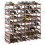 Berkfield Wine Rack for 72 Bottles Brown Solid Wood Pine 4