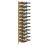 Berkfield Wall Mounted Wine Rack for 24 Bottles Gold Iron 4
