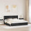 Berkfield Storage Bed with Headboard Black 200 x 200 cm Engineered Wood 3