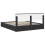 Berkfield Storage Bed with Headboard Black 200 x 200 cm Engineered Wood 6
