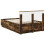 Berkfield Bed Frame Smoked Oak 135 x 190 cm Engineered Wood 6