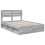 Berkfield Bed Frame Grey Sonoma 140 x 200 cm Solid Pine Wood 4