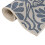Berkfield Outdoor Flatweave Rug 140x200 cm Blue Pattern 3