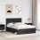 Berkfield Bed Frame with Headboard Black 150 x 200 cm Solid Pine Wood 3