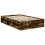 Berkfield Bed Frame with Storage Smoked Oak 120 x 190 cm Solid Pine Wood 5
