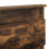 Berkfield Bed Frame with Storage Smoked Oak 120 x 190 cm Solid Pine Wood 7