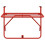 Berkfield Balcony Table Red 60x40 cm Steel 4