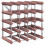 Berkfield Wine Rack for 20 Bottles Brown Solid Wood Pine 2