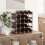 Berkfield Wine Rack for 20 Bottles Brown Solid Wood Pine 3