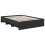 Berkfield Bed Frame with Headboard Black 140 x 200 cm Engineered Wood 5