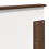 Berkfield Bed Frame with Headboard Brown Oak 120 x 190 cm Solid Pine Wood 7