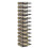 Berkfield Wall Mounted Wine Rack for 36 Bottles White Iron 4