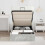 Berkfield Ottoman Bed Frame Concrete Grey 90 x 200 cm Engineered Wood 4