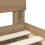 vidaXL Bed Frame Artisian Oak 75 x 190 cm Solid Pine Wood 10