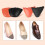 10Pcs Breathable Lightweight Toe Inserts Soft PU-round head O 3