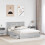 Berkfield Storage Bed Grey Sonoma 150 x 200 cm Engineered Wood 3