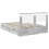 Berkfield Storage Bed Concrete Grey 150 x 200 cm Engineered Wood 6
