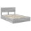 Berkfield Storage Bed Grey Sonoma 150 x 200 cm Engineered Wood 4